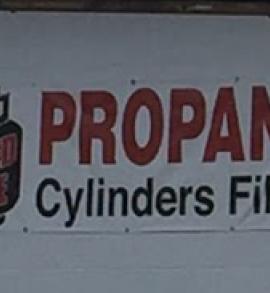 propane sign